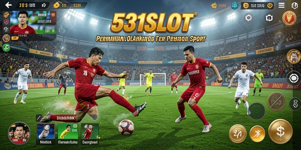 Tampilan menarik dari gameplay <strong>531SLOT</strong> yang memadukan slot dan olahraga.