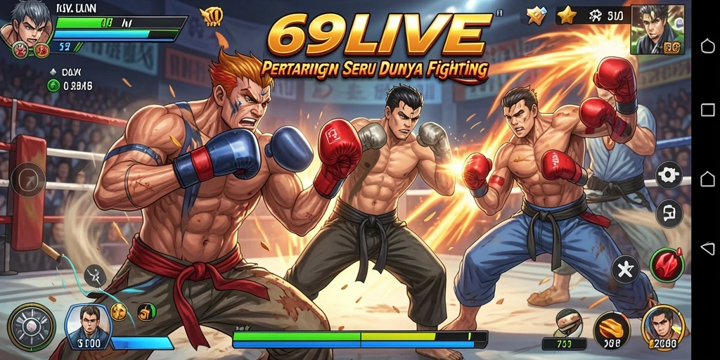 Gameplay seru dan intens di 69LIVE dengan pertarungan yang mendebarkan.