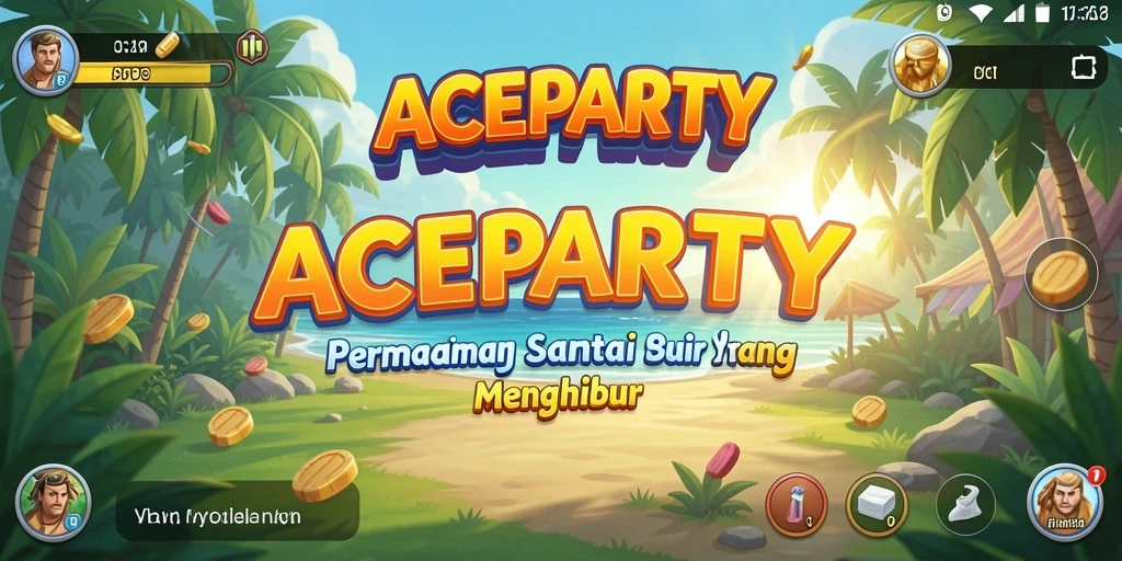 Tampilan menarik dari gameplay ACEPARTY yang menghibur.