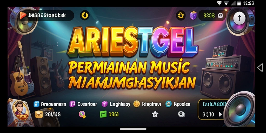 Tampilan gameplay ARIESTOGEL yang seru dan interaktif.