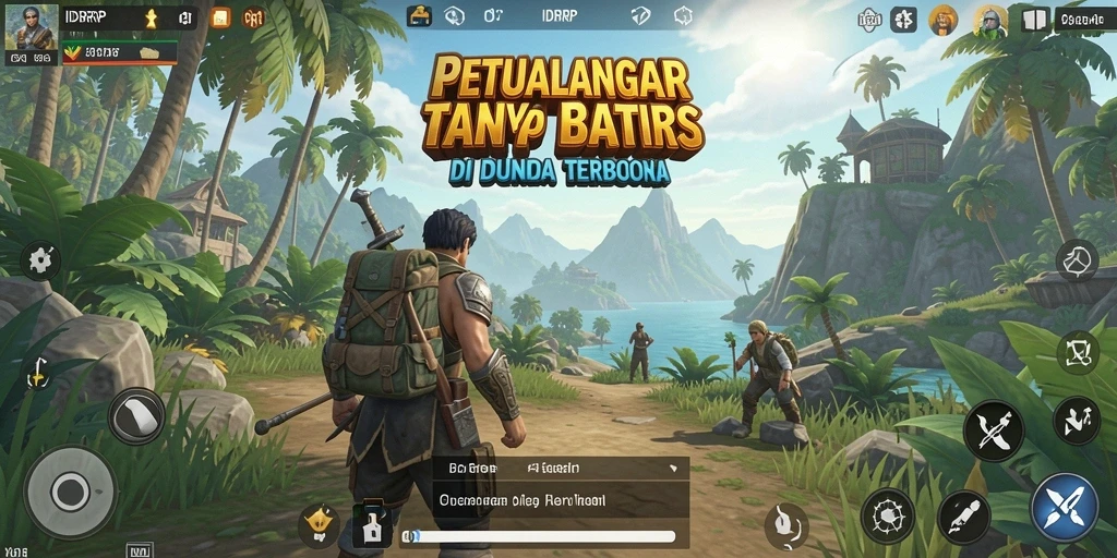 Gameplay menakjubkan dari IDRRP dalam dunia terbuka yang luas.