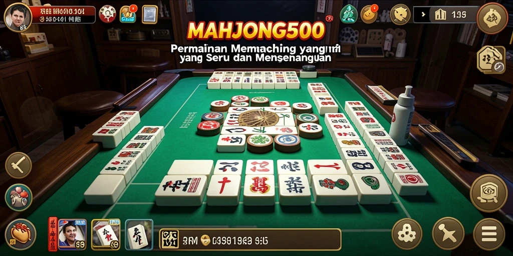 Screenshot gameplay MAHJONG500 yang menampilkan aksi memancing yang mendebarkan.