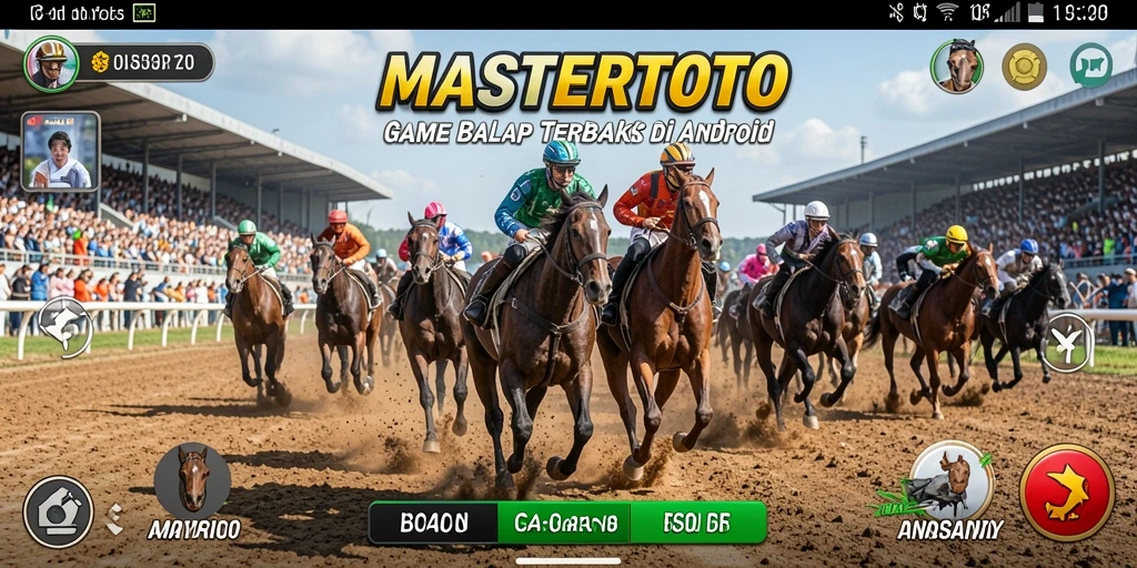 Tampilan menarik dari gameplay balap MASTERTOTO.