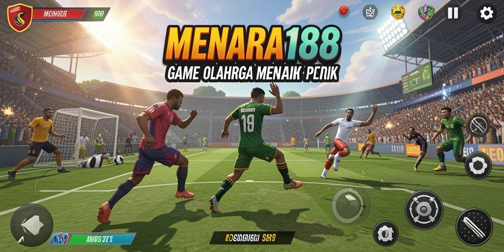 Tampilan menakjubkan saat bermain MENARA188 dengan tema olahraga.