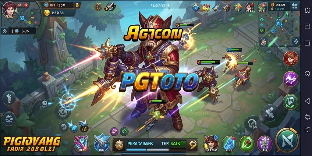 Tampilan gameplay PGTOTO yang menarik dengan suasana SLG.