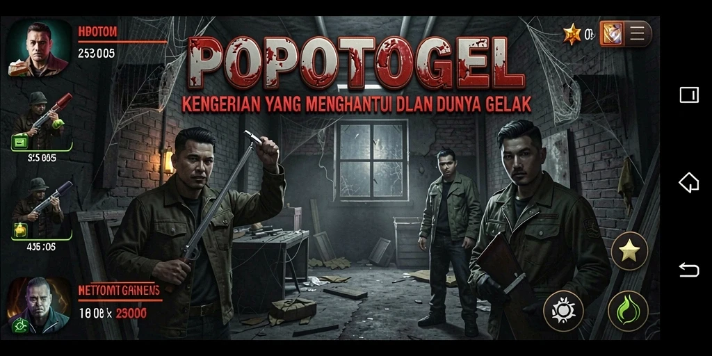 Tampilkan ketegangan dan kengerian dalam gameplay POPOTOGEL.