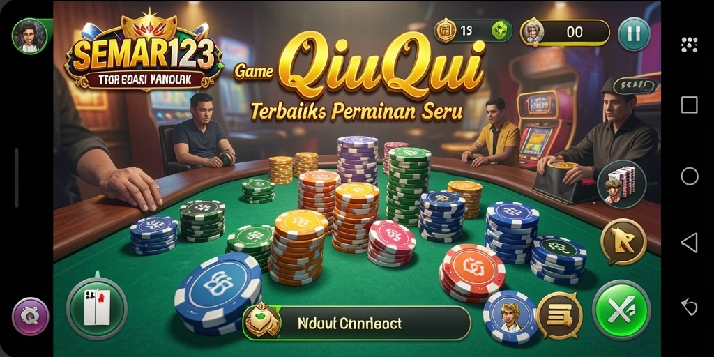 Tampilan gameplay QiuQiu yang mendebarkan dalam SEMAR123.