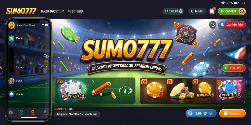 Tampilan screenshot utama SUMO777 menampilkan aksi taruhan olahraga yang seru.