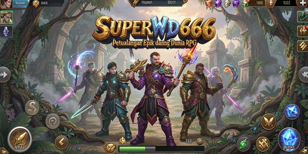 Screenshot gameplay <strong>SUPERWD666</strong> dengan aksi pertarungan yang mendebarkan.