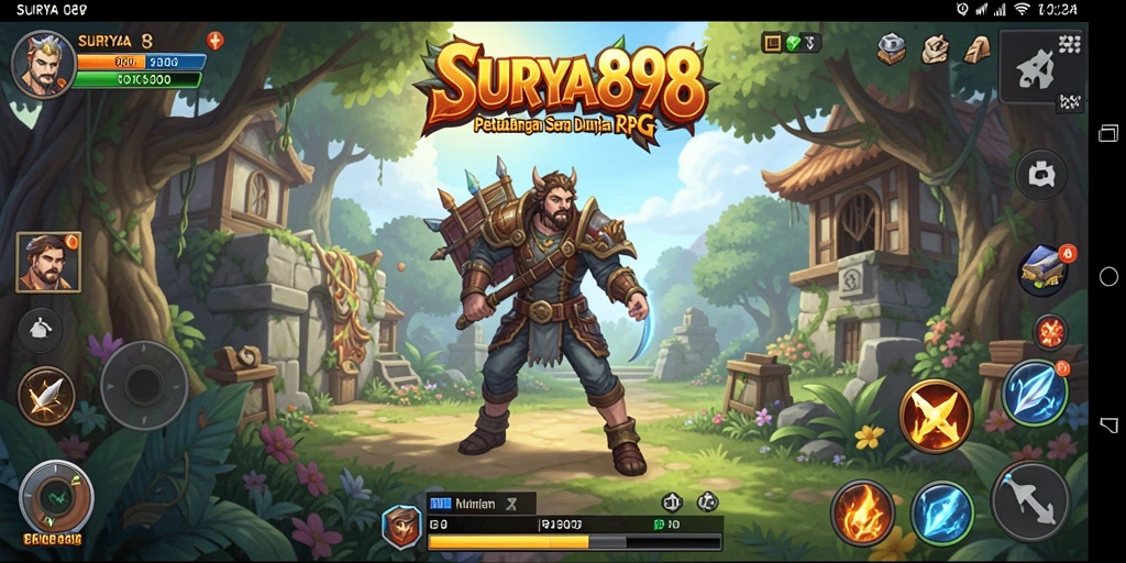 Gameplay menegangkan dengan pertarungan epik di dunia RPG.