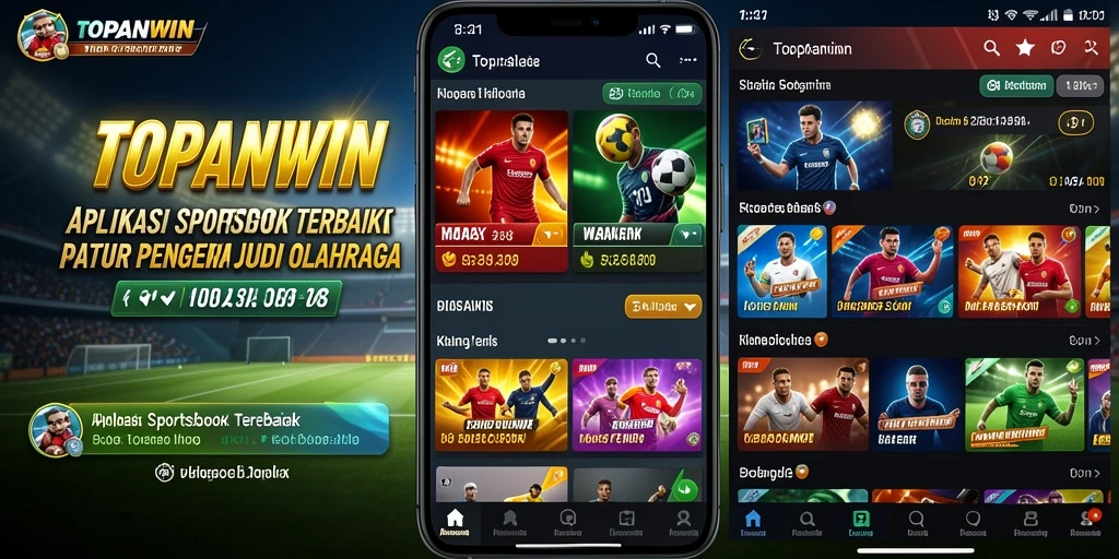 Tampilan gameplay Sportsbook yang menarik dan interaktif dari TOPANWIN.