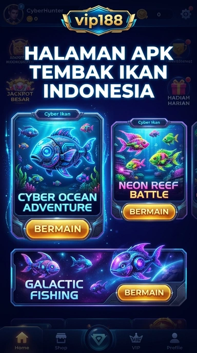 Pengguna menjelajahi kategori aplikasi di vip188.